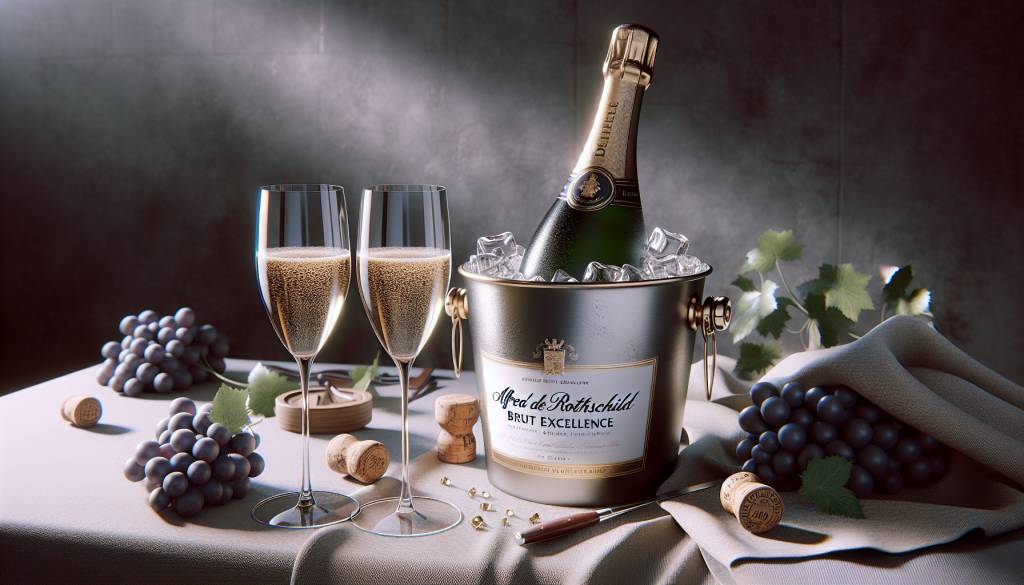 On a dégusté le champagne brut excellence d'Alfred de Rothschild