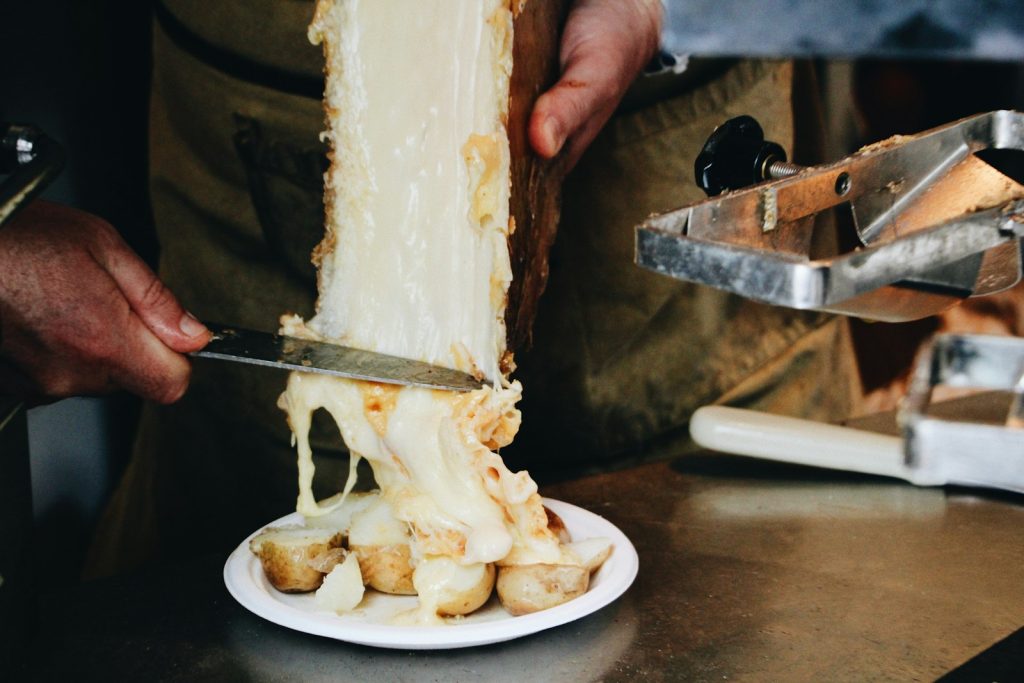 vin avec raclette